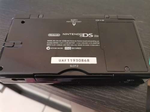 Nintendo DS Lite Console and 2x Mario Games